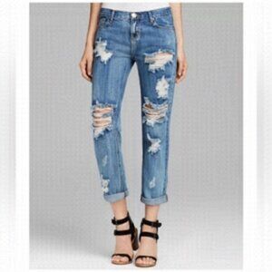 One Teaspoon Awesome Baggies Low Waist Medium Rise Relaxed Leg Size 26